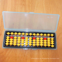 Material ABS 13rods Student Abacus Box Caixa de plástico ABS